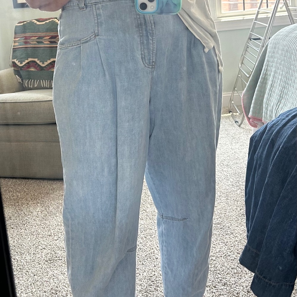 Poetry, Indigo-Dyed Trousers